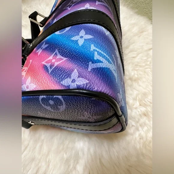 Louis Vuitton Keepall XS Sunset Monogram Canvas Bandouliere Bag Virgil Limited - Picture 10 of 15